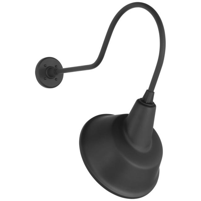 Academy Outdoor Angled Flynn Tilted Bowers Shade Wall Light by Visual Comfort Signature