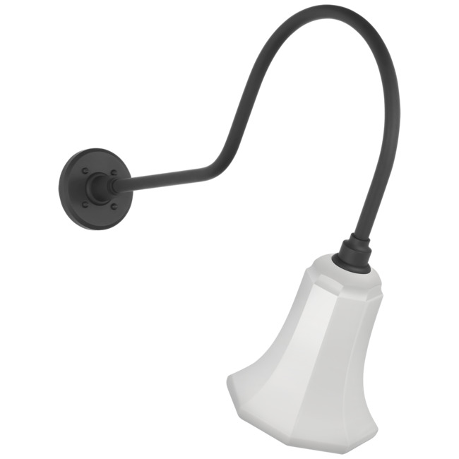 Academy Outdoor Angled Flynn Savannah Shade Wall Light by Visual Comfort Signature