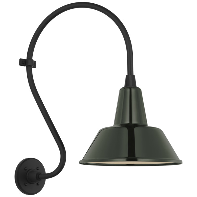 Academy Outdoor Larrabee Bowers Shade Wall Light by Visual Comfort Signature