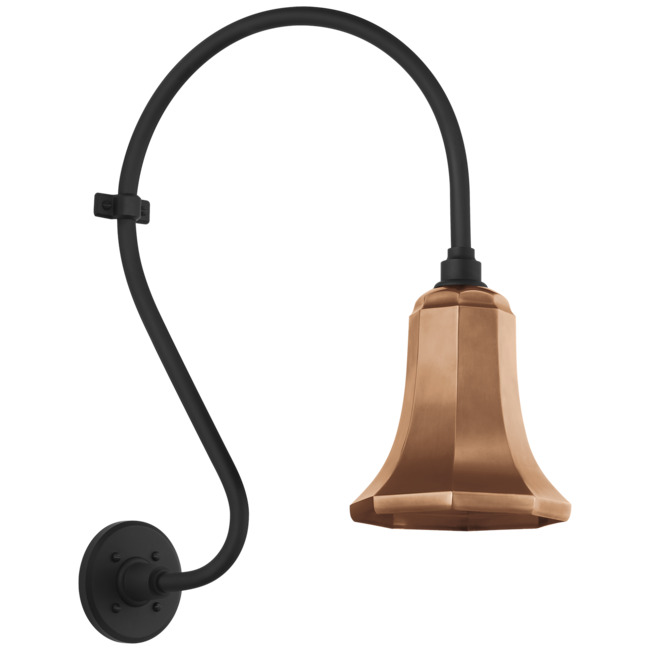 Academy Outdoor Larrabee Savannah Shade Wall Light by Visual Comfort Signature