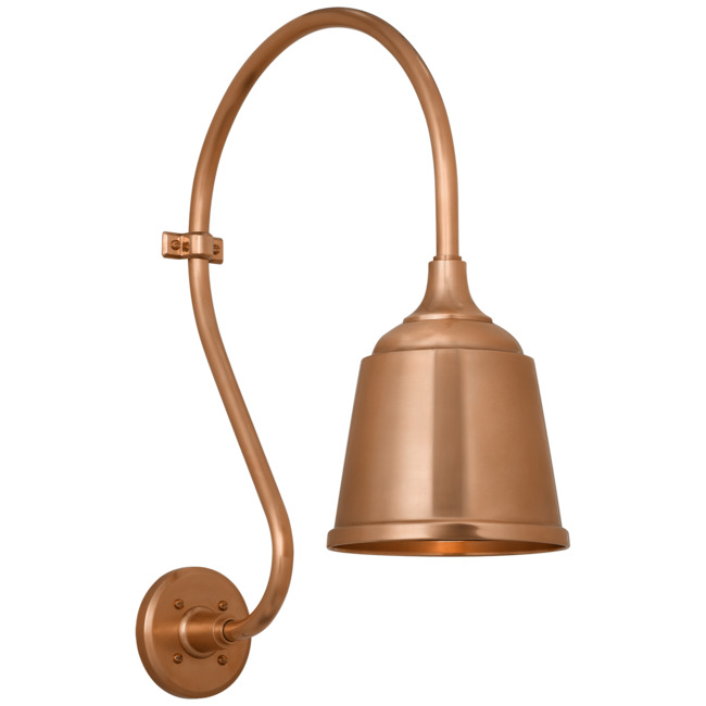 Academy Outdoor Larrabee Small Rockhouse Shade Wall Light by Visual Comfort Signature