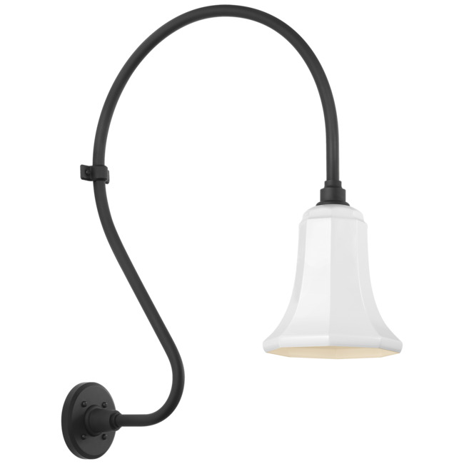 Academy Outdoor Larrabee 27in Savannah Shade Wall Light by Visual Comfort Signature