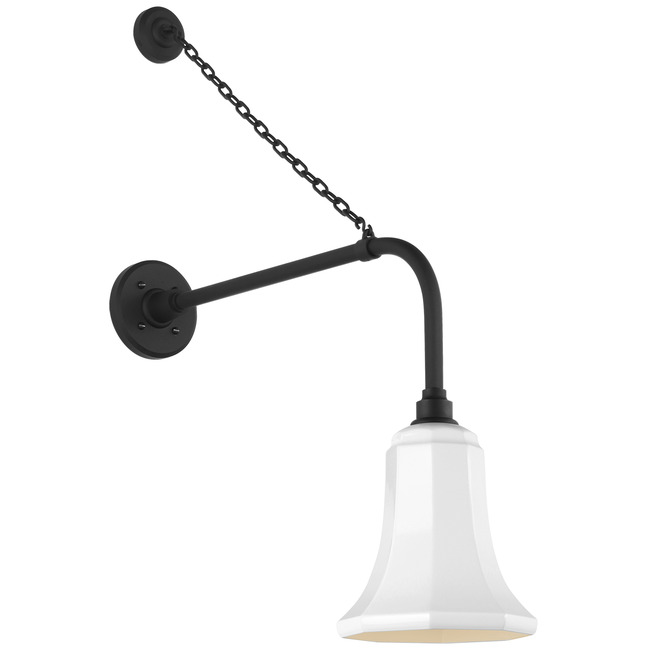 Academy Outdoor Anchored Rex Savannah Shade Wall Light by Visual Comfort Signature