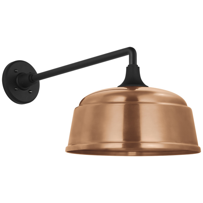Academy Outdoor Mack Rockhouse Shade Wall Light by Visual Comfort Signature