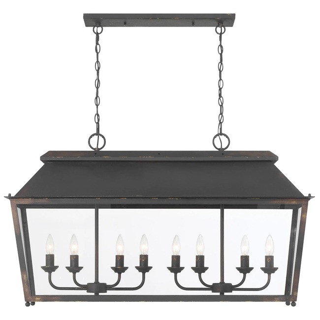 Abingdon Linear Pendant by Golden Lighting