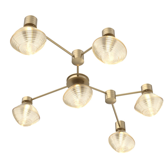 Mesa Hub & Spoke Linear Ceiling Light / Wall Sconce by Hammerton Studio