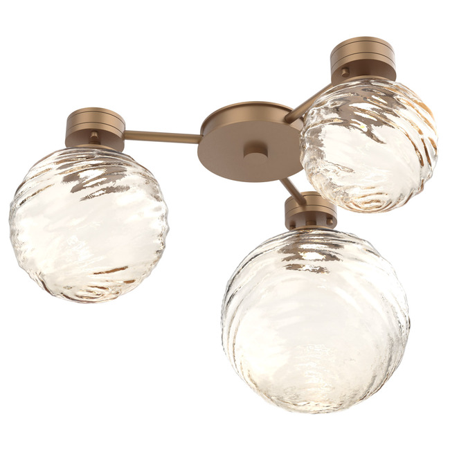 Gaia Hub & Spoke Ceiling Semi Flush Light by Hammerton Studio