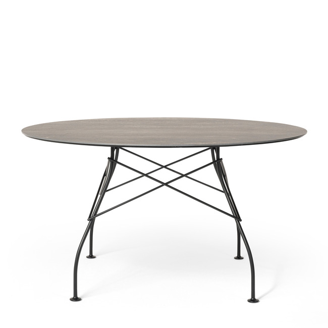 Glossy Outdoor Round Dining Table by Kartell