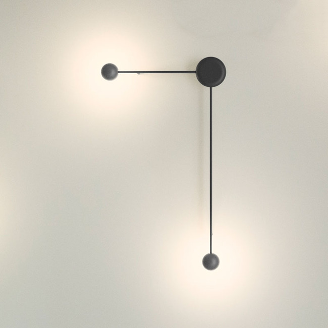 Pin Double Wall Sconce by Vibia
