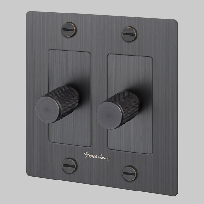 Buster + Punch Complete 2-Gang Dimmer Switch by Buster + Punch