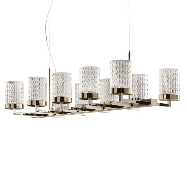 Quarzo Linear Chandelier by Italamp