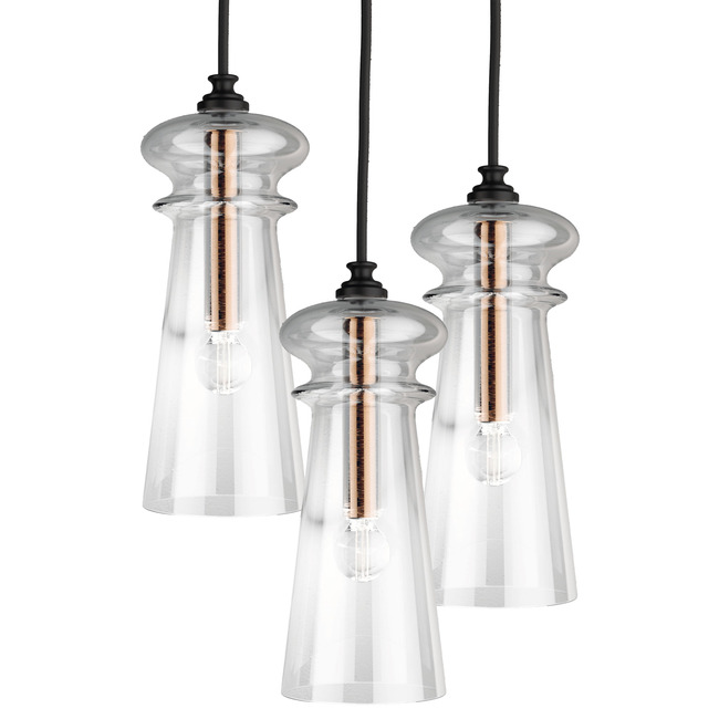 Licio Round Multi Light Pendant by Italamp
