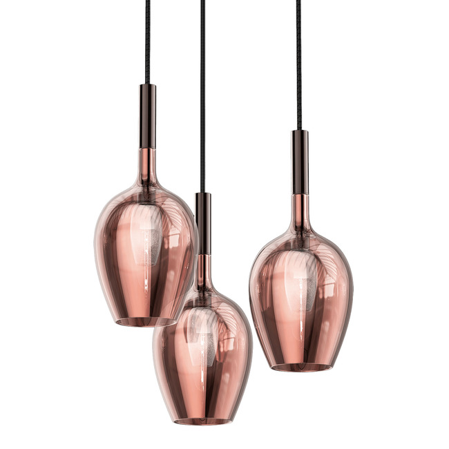 Rose Round Multi Light Pendant by Italamp