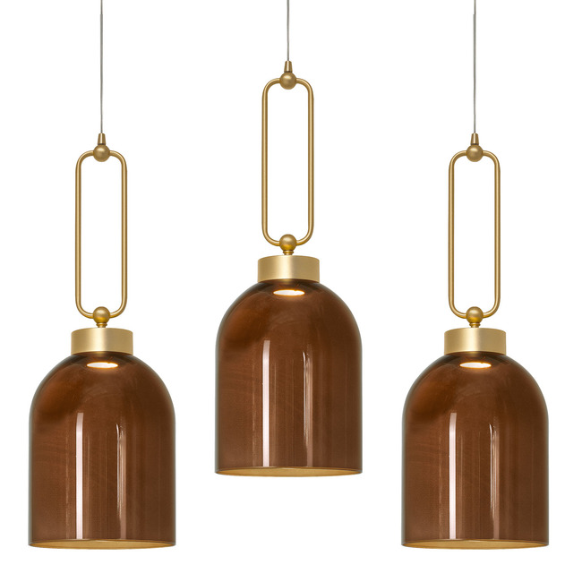 Valentina Linear Multi Light Pendant by Italamp
