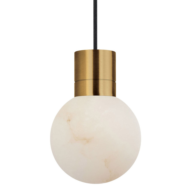 Mina Alabaster 2700K Pendant by Visual Comfort Modern