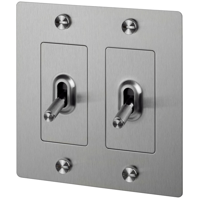 Buster + Punch 2-Gang Metal Toggle Switch - Overstock by Buster + Punch