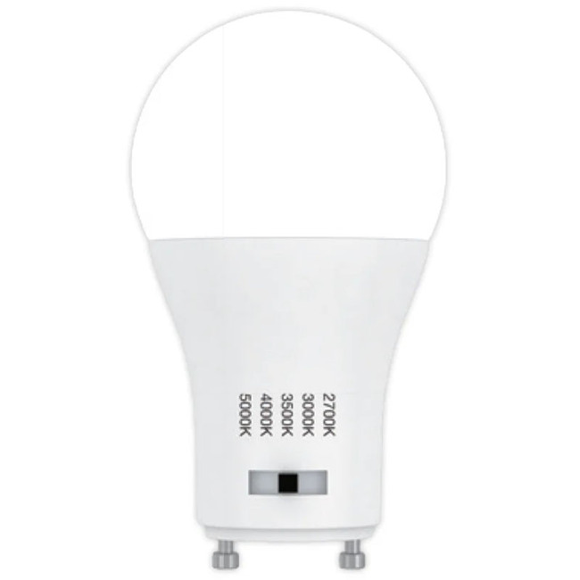 A19 GU24 Base 9W 120V Color-Select 92CRI 6-Pack by Green Creative