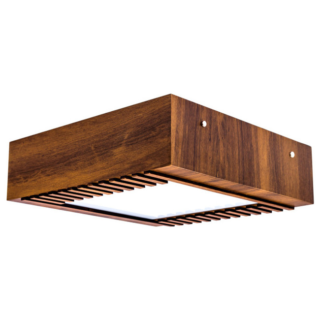 Slatted Square Ceiling Flush Light by Accord Iluminacao