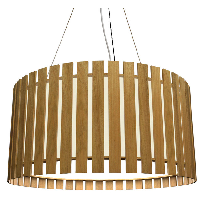 Slatted Ripada Pendant by Accord Iluminacao