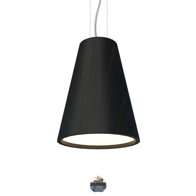 Conical Small Pendant with Crystal by Accord Iluminacao