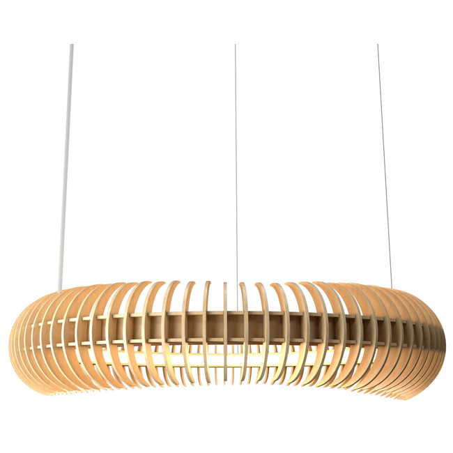 Stecche Di Legno Ring Pendant by Accord Iluminacao