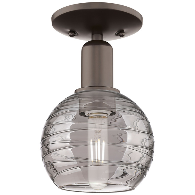 Athens Arcadia Deco Swirl Semi Flush by Innovations Lighting