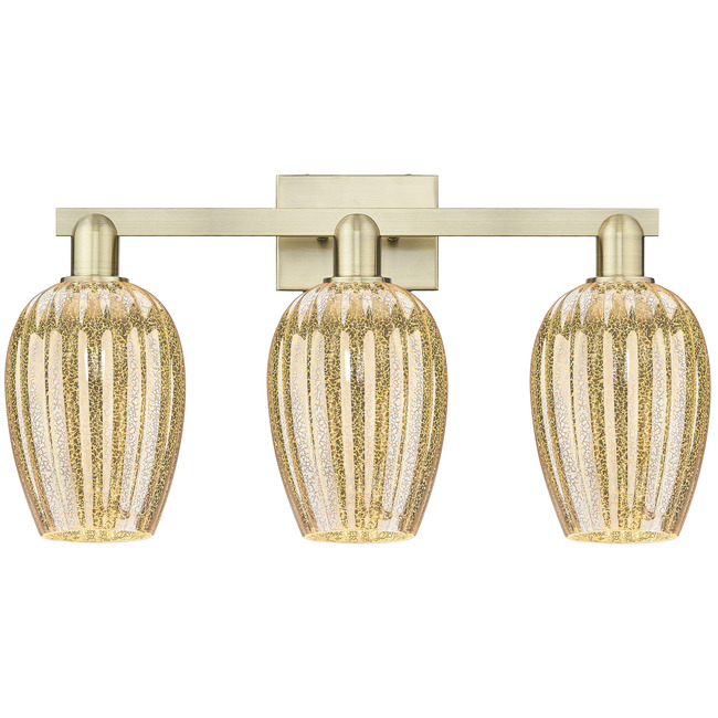Preston 3-Light Flute Bathroom Vanity Light by Innovations Lighting