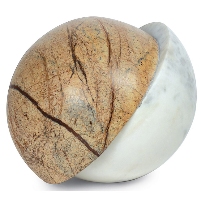 Flint Marble Sphere by Regina Andrew