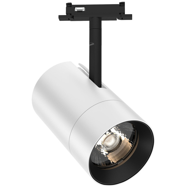 Micro Track 48V Pop Zoom 15-50 Degree Track Head by PureEdge Lighting