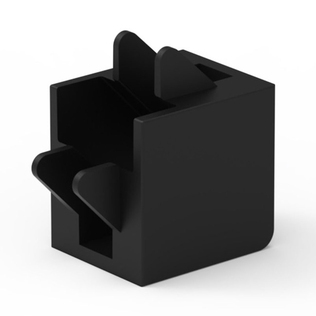 MicroTrack Ceiling Vertical Connector by PureEdge Lighting