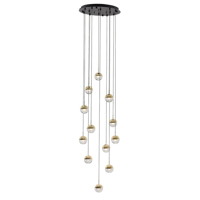 Dora Round Multi Light Pendant - Floor Model by Seed Design