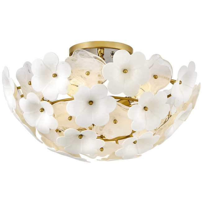 Marianne Semi Flush Ceiling Light by Fredrick Ramond