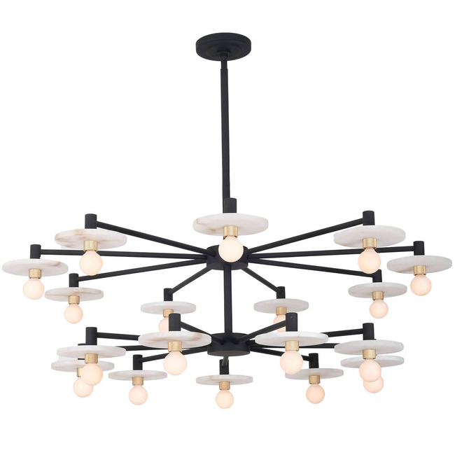 Discus 2-Tier Pendant by Kalco