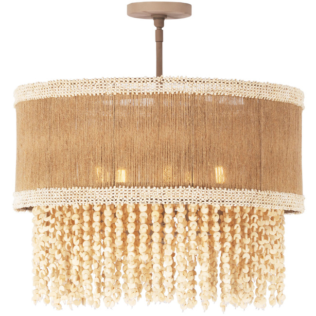 Naturale Semi Flush Ceiling Light by Kalco
