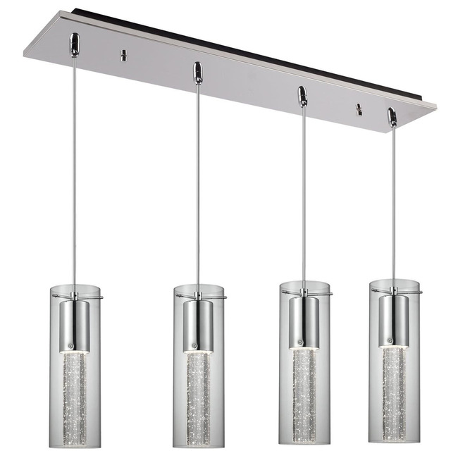 Champagne Linear Multi Light Pendant by Kuzco Lighting
