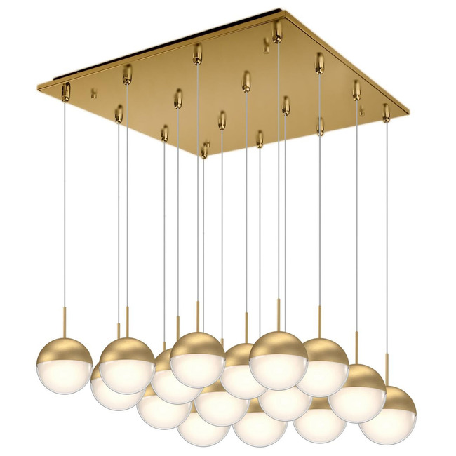 Pluto Square Multi Light Pendant by Kuzco Lighting