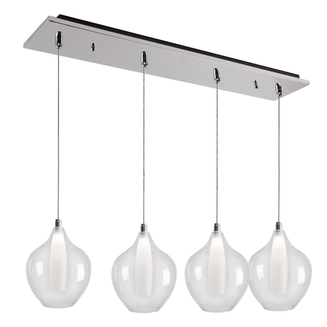Victoria Drop Linear Multi Light Pendant by Kuzco Lighting