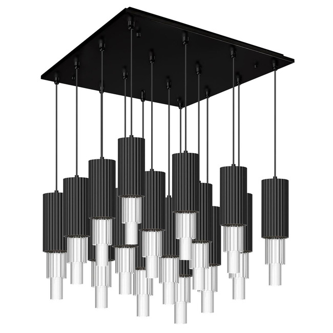 Bordeaux Square Multi Light Pendant by Kuzco Lighting