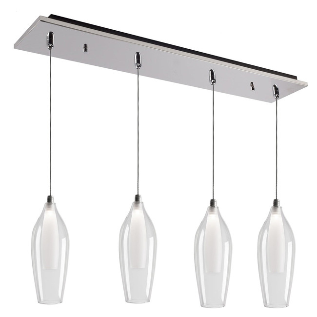 Victoria Slender Linear Multi Light Pendant by Kuzco Lighting
