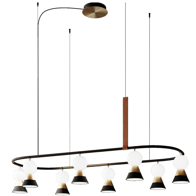 Bozu Oval Pendant by Masiero