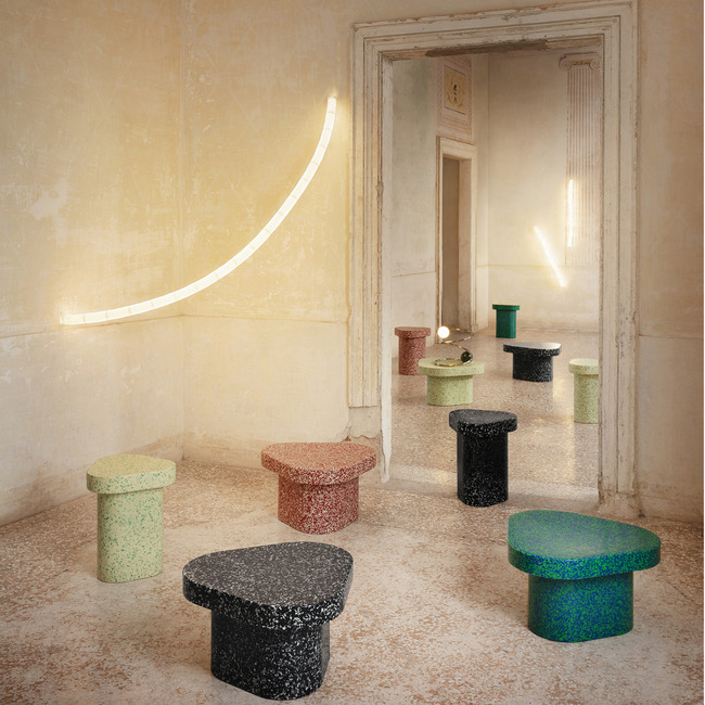 Tratti Arc Wall / Ceiling Light by Tooy
