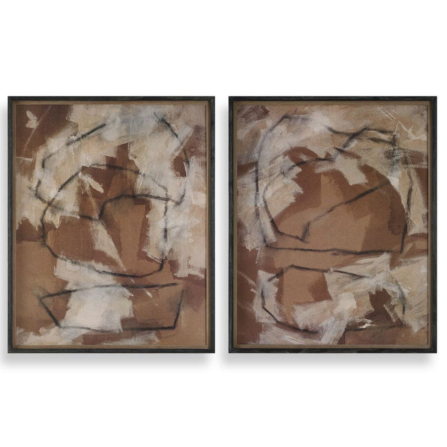 Rush & Dash Framed Print - Set of 2 by Uttermost