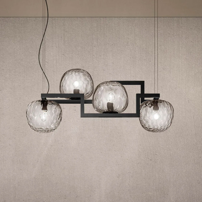 Globose Linear Pendant by Vistosi Globose Linear Pendant by Vistosi
