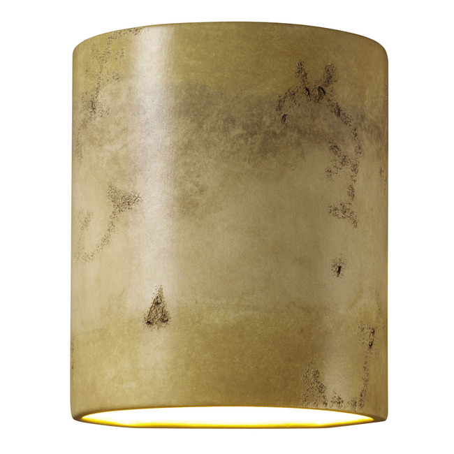 Sun Dagger Small Cylinder Outdoor Wall Sconce by Justice Design
