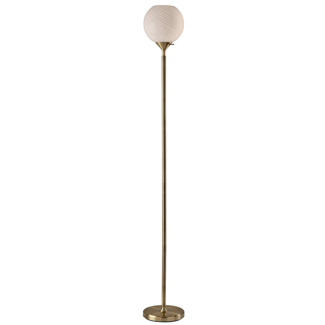 Swirl Torchiere Floor Lamp by Adesso Corp.