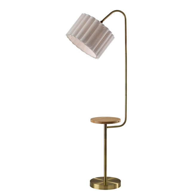Caldwell Floor Lamp with Shelf by Adesso Corp.