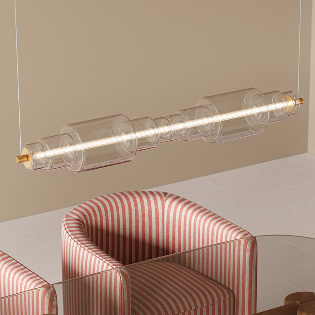 Emozione Horizontal Long Pendant by Fisionarte