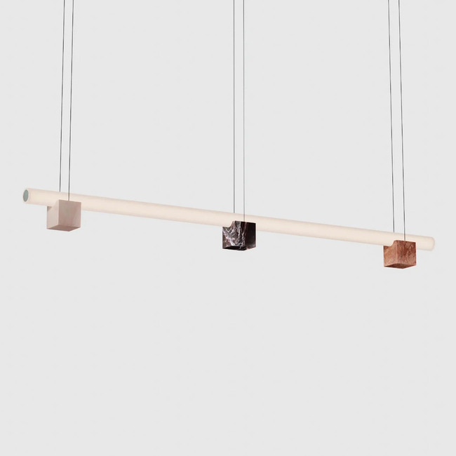 Isle 03A Linear Pendant by Lambert & Fils Studio