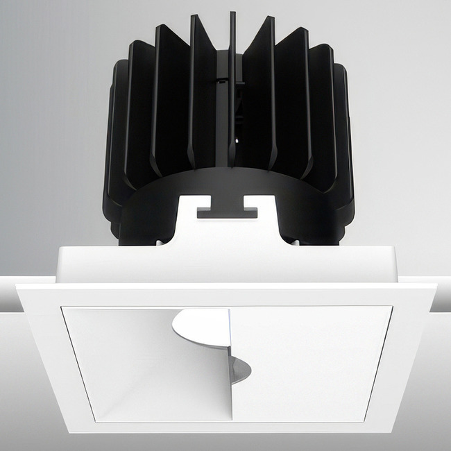 Luca 3.5" Square Wall Wash Downlight with Trim by PureEdge Lighting