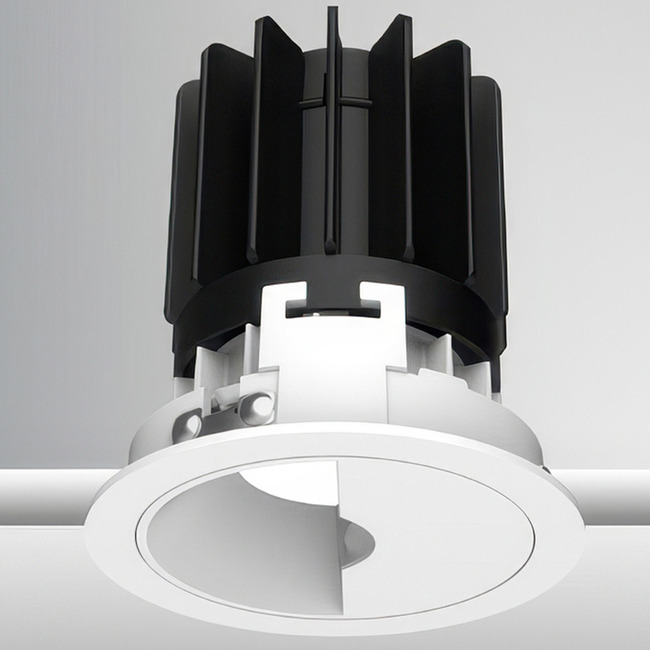 Luca 2.7" Round Wall Wash Downlight with Trim by PureEdge Lighting